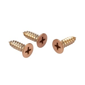 COPPER 12NO 9X16MM CSK W/SCREW 20MM          