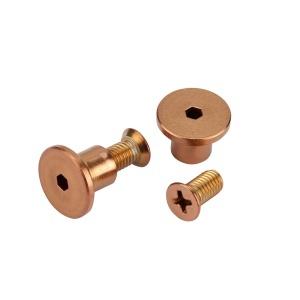 COPPER 6 BOLTS, NUTS 13MM                    